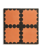 Black/Terra Cotta - Tile