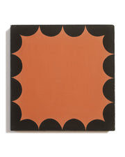 Black/Terra Cotta - Tile