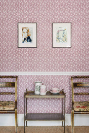 Calico Wallpaper – Burnt Rose | Burleigh x Barneby Gates
