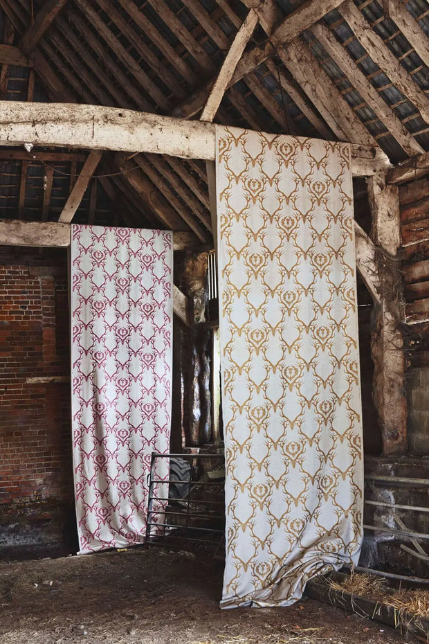 Claret - Deer Damask - Premium Quality | Supply Showroom