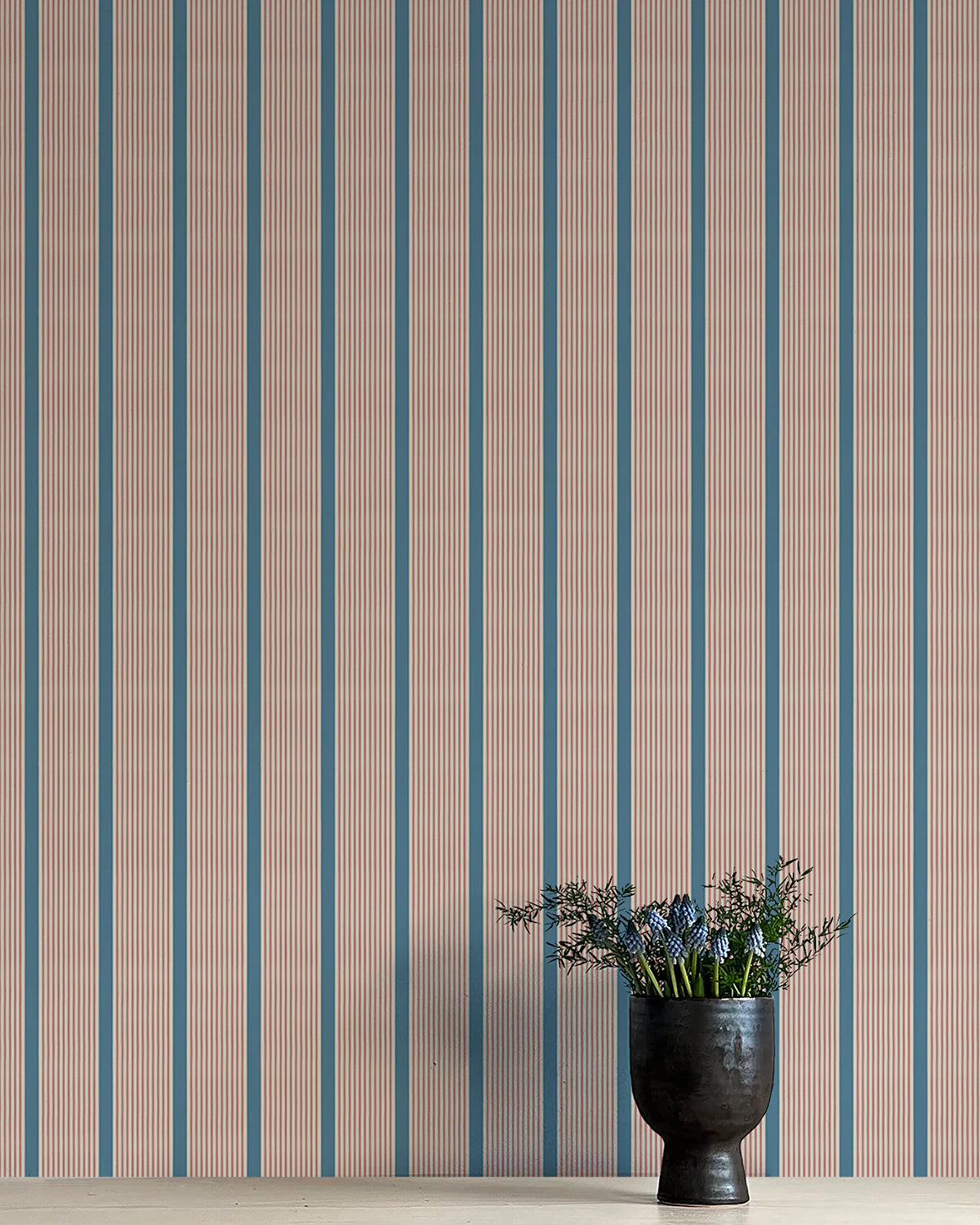 Cabot Red Folio Wallpaper – Non Woven Designer Pattern – SUPPLY Showroom
