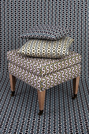Ola Fabric in Pear Drop | 132cm Width, 3.6cm x 4cm Repeat – 100% Linen