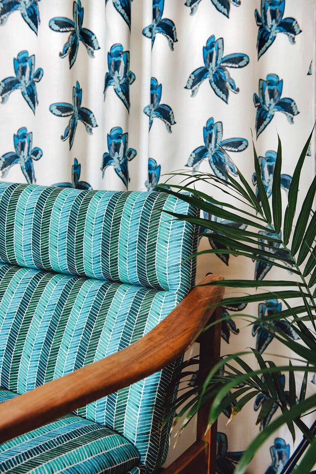 Bluetorch - Ginger Fabric - Premium Quality Irish Linen | Supply Showroom