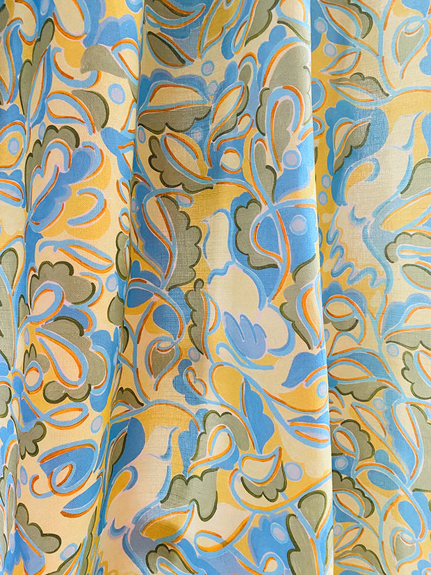 Fresh Morning - Linen Cotton Blend Fabric - Premium Quality | Supply Showroom