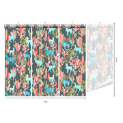 Coral Lamas on Dark Green - WP