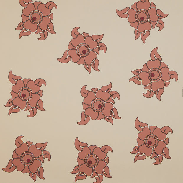 Apricot Wallpaper - Lost Lotus Design, Sold by Double Roll