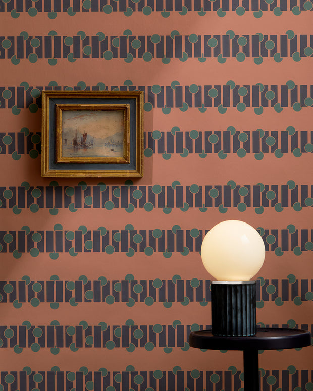 Charmed - WP | Stripe Up Your Life Wallpaper in Non Woven Fiber
