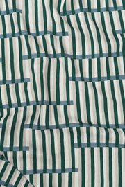 Mallard Anni Stripe Fabric – Oatmeal Linen Blend, 136cm Wide | Supply Showroom