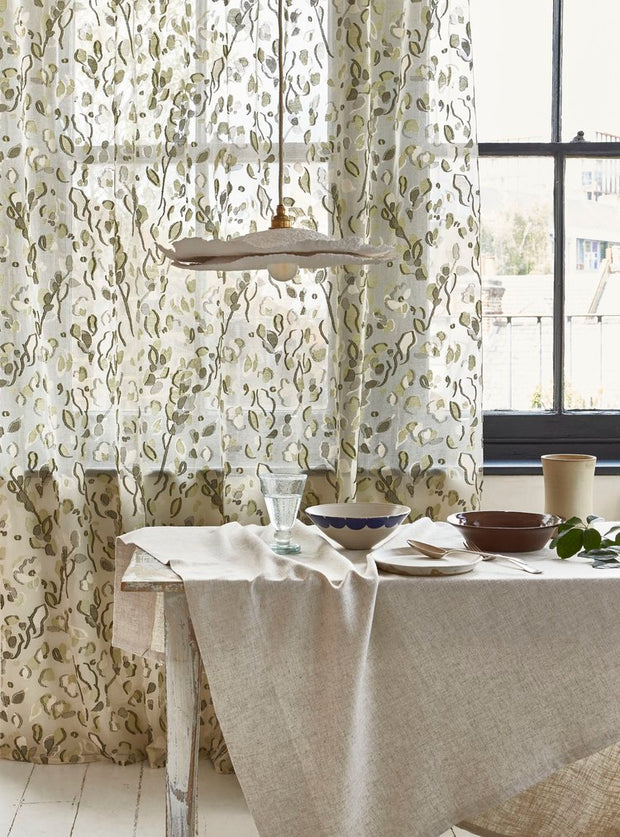Fern Fabric - Abigail Sheer | Sheer Cotton Madras | Supply Showroom