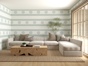 Beach Blanket California Dreamin' Wallpaper – Clay Coated by Yard