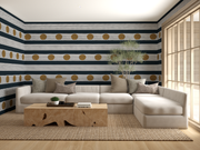 Magic Hour California Dreamin' Wallpaper – Grasscloth, Sold by Yard