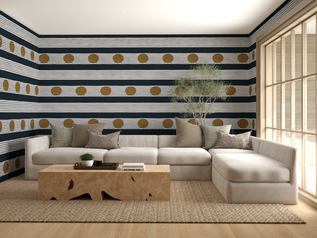 Magic Hour California Dreamin' Wallpaper – Grasscloth, Sold by Yard