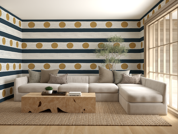 Sunset Blvd California Dreamin' Wallpaper – Clay Coated, Sold by Yard