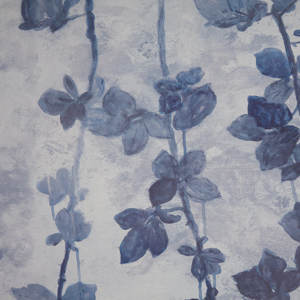 Aegean Blue Blackberry Brambles Wallpaper – Yard, 54" Width, 62.5" Repeat