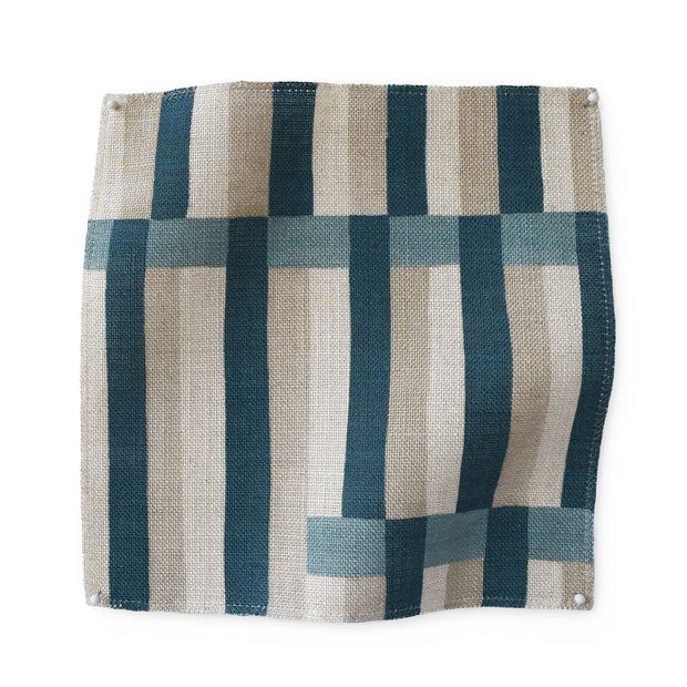 Tide Anni Stripe Fabric – Oatmeal Linen Blend, 136cm Wide | Supply Showroom