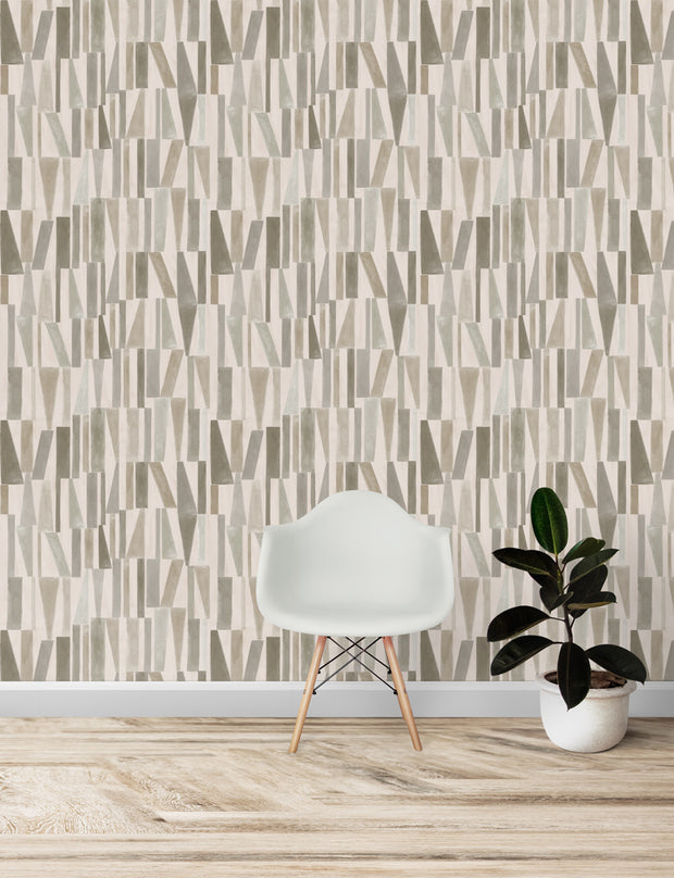 Alabaster Wallpaper – Athos | 5 Yard Clay-Coated Roll, 27" Wide