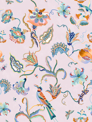 Bee Eater Wallpaper – Dusty Pink & Persimmon | Sarah Gordon Designer WP