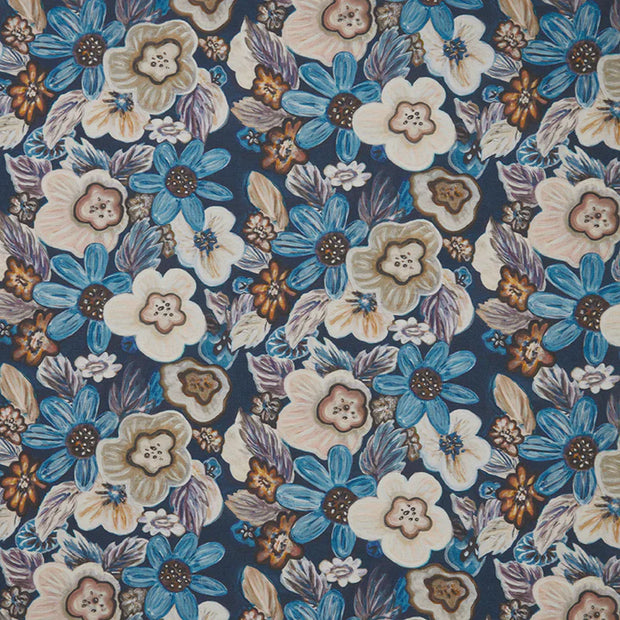 Blue - Boogie Oogie Oogie Fabric | 56% Linen 44% Cotton | Supply Showroom