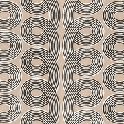 Licorice Loops Wallpaper – Non Woven Fibre | Sold by Yard