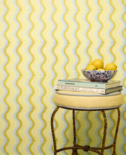 Lemon Little Zipper Wallpaper – Clay Coat | By Yard