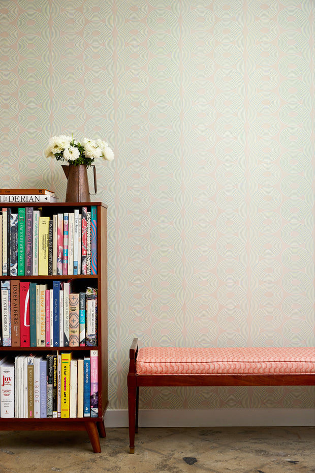 Field Loops Wallpaper – Clay Coat | Sold by Yard
