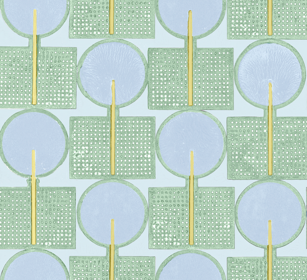 Tide Pool People Person Wallpaper – Clay Coat | By Yard