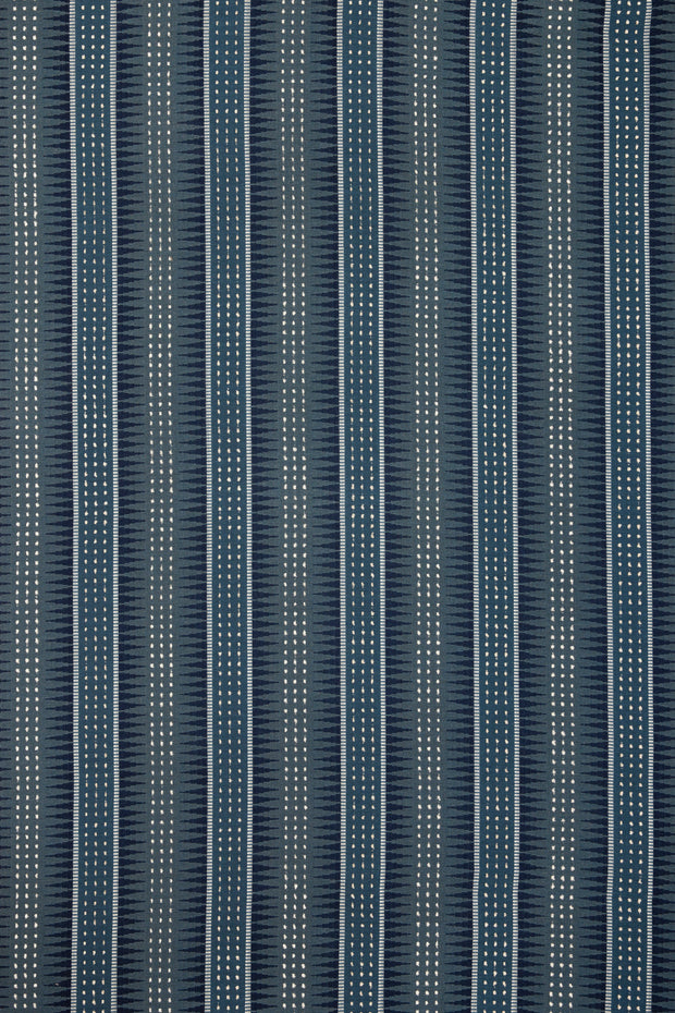 Slate - Backgammon Fabric - Sunbrella® Outdoor Stripe | Supply Showroom