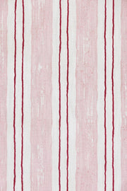 Pink Painter's Stripe Fabric – Cotton-Linen | Supply Showroom