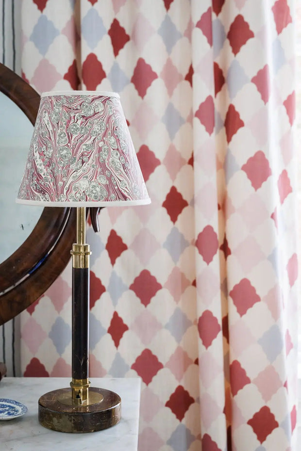 Patchwork Rose Quilted Harlequin Fabric – Cotton-Linen | Supply Showroom