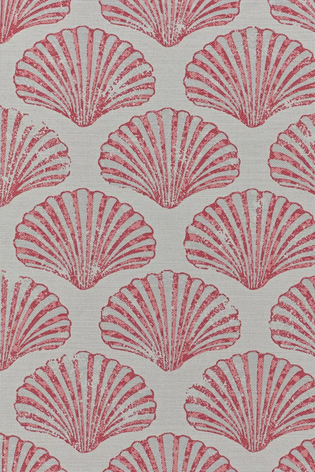 Red - Scallop Shell Fabric - Premium Quality | Supply Showroom