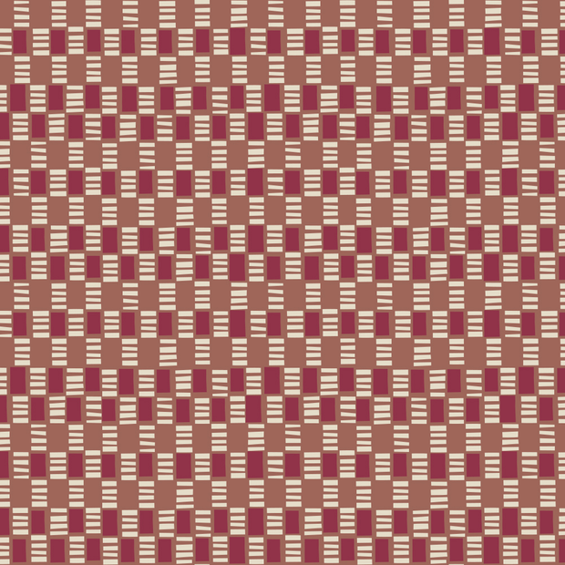 Red Hot - Bauhausey - 100% Linen Fabric - Premium Quality | Supply Showroom