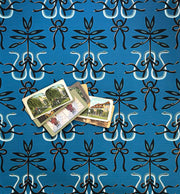 Bee’s Knees Emily Spinach Wallpaper – 27" Roll, Straight Match, Bold Design