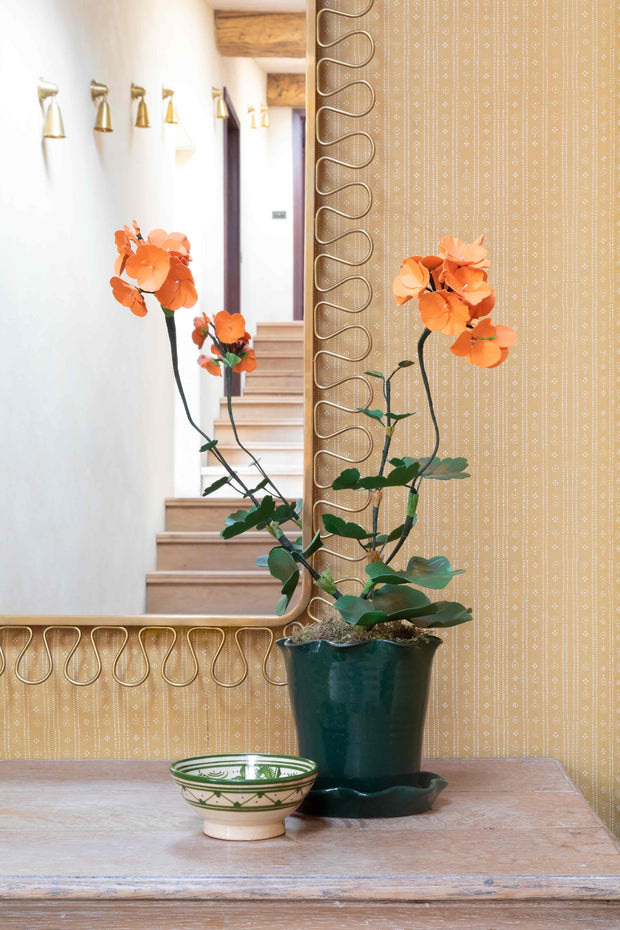Saffron Wallpaper – Birdlip Path Collection | Coated Parchment Wallcovering