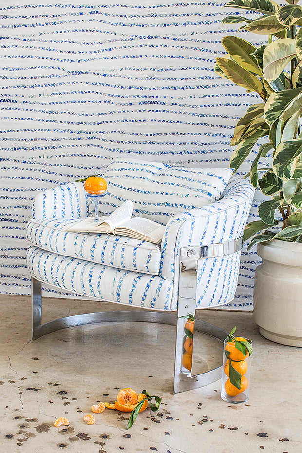 Blue & White - F