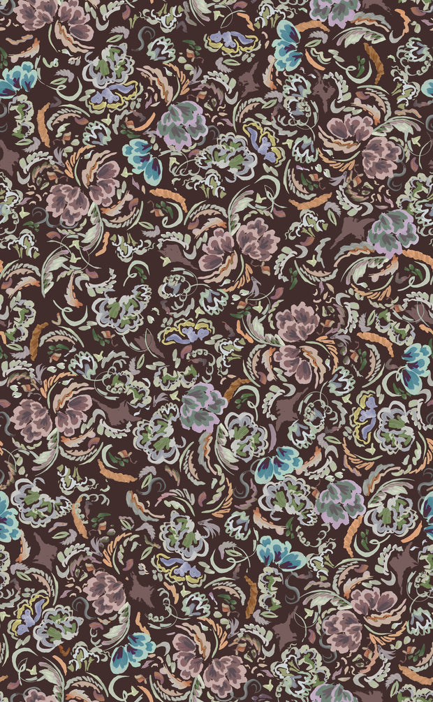 Conker Wallpaper – Bloomsbury Petite | Classic Luxury Wallcovering