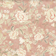Blush - Oyster Linen Fabric - Delicate Floral Print | Supply Showroom