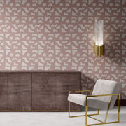 Blush Wallpaper | Gather Round by Yard, 27" Trimmed, 5-Yard Minimum