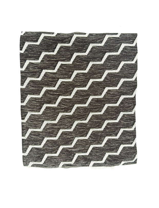 Grey/White Fabric – Buzz (Reversible), Nylon & Cotton Blend, 136cm Width