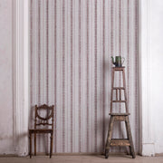 Doll - Canavese Stripe Wallpaper - Grasscloth, Straight Match | Supply Showroom