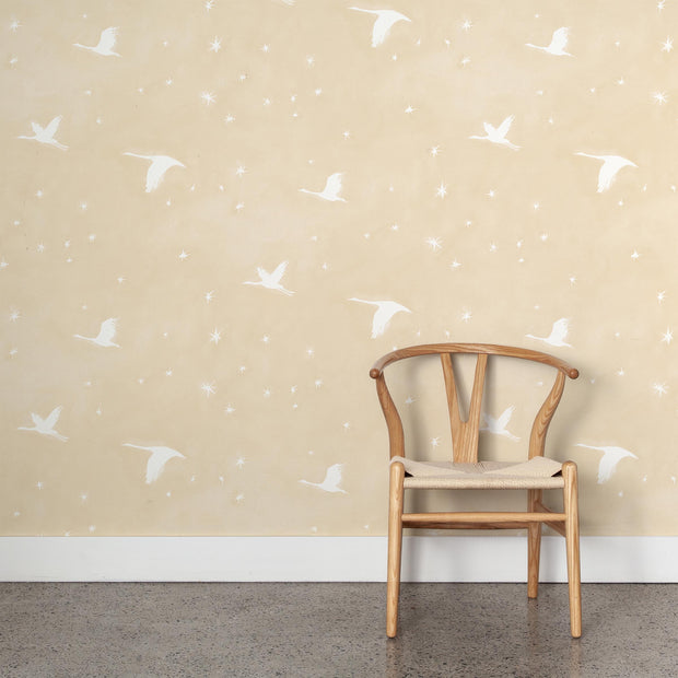 Hoshi – Starlit Wallpaper | Half Drop | 28" Trimmed | Sold by the Yard