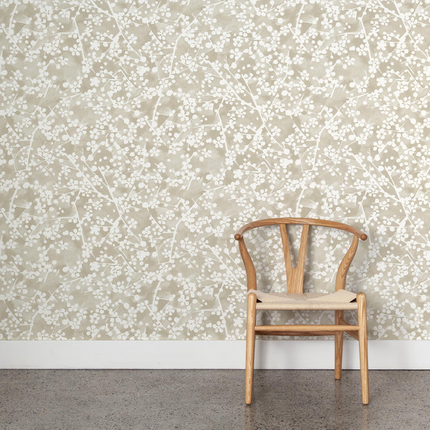 Mori – Sunlit Wallpaper | 28" Trimmed Width | Half Drop | Sold by Yard