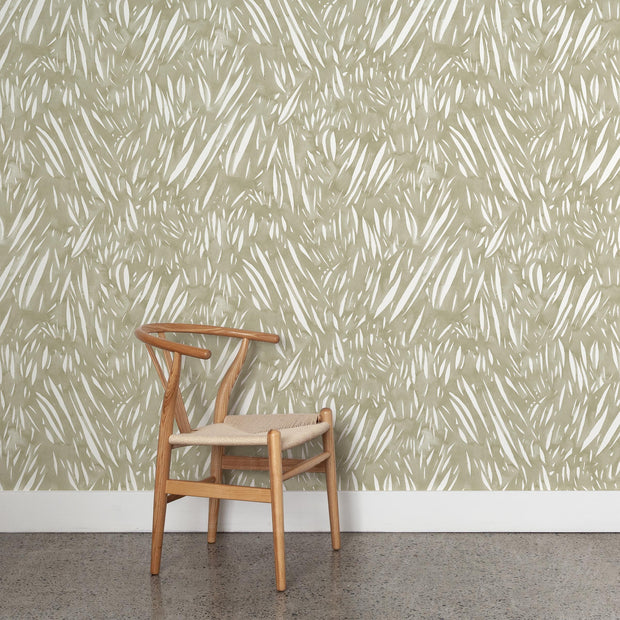 Kusa Wallpaper – Windswept Series, Half-Drop Match, Sold by Yard