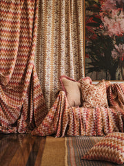 Ochre/Mulberry on Twill - F