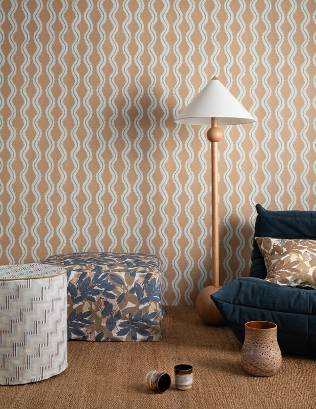 Papaya Wallpaper – Coco Collection | Modern Designer Wallcovering