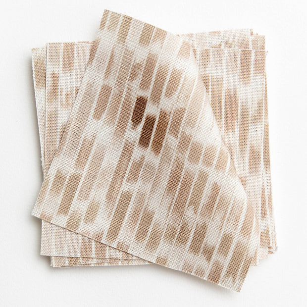Pink Plaster Coquina Fabric – 100% Linen by Kate Nixon & Quercus & Co