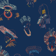 Dark Blue – Cinco Wallpaper | 2 Panels per Roll | 50cm x 12m | By Roll