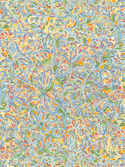 A wallpaper with an abstract multicolored floral pattern - Felicity Wallpaper – Elegant Floral Designer Wall Covering Roll