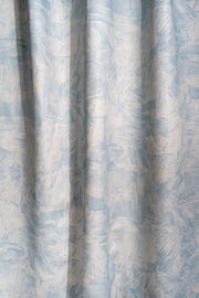 Lombard Blues Fabric - Baptiste | 100% Belgian Linen | Supply Showroom