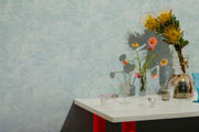 Lombard Blues Wallpaper – Baptiste | 10 Yard Roll, Half Drop, Clay Coat