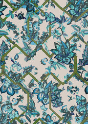 Creeping Trellis - 100% Linen Fabric - Premium Quality | Supply Showroom